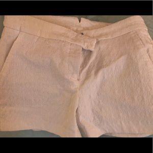 Never worn embossed white shorts